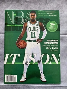 KYRIE IRVING Sports Illustraed Magazine No Label NBA Preview 2017-18 Celtics - Picture 1 of 5