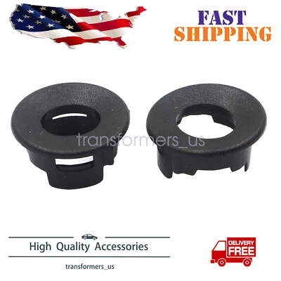 2x Nuevo Para 2014-2021 RAM PROMASTER SENSOR ASISTENTE DE ESTACIONAMIENTO TRASERO BISEL ANILLO DE BLOQUEO Foto 1 de 4