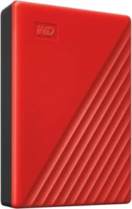 WD Portable Hard Drive, 5TB USB3.0, Red, My Passport Encryption, Password - Picture 1 of 4