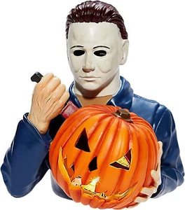 Light Up Michael Myers Statue Halloween Decoration Sam Trick r Treat with - Bild 1 von 8