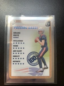 2024 Donruss Optic DRAKE MAYE #4 RC Rookie Passing Grade - New England Patriots - Picture 1 of 4