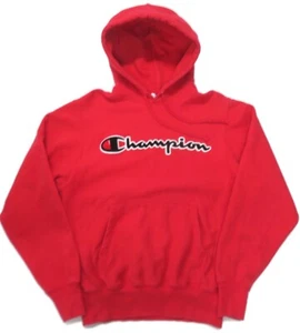 Champion Reverse Weave Hoodie Herren Small Embroidered Spell Out Red Embroidered - Bild 1 von 4