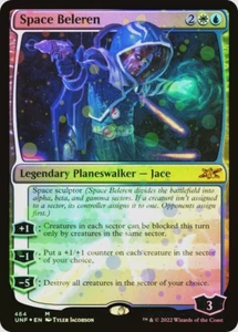 Tarjeta de TCG Space Beleren (Galaxy Foil) MYTHIC FOIL Unfinity UNF MtG # 464 - Imagen 1 de 1