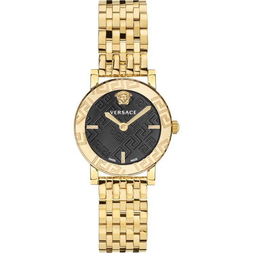 Orologio Versace Greca Vetro Donna Oro VEU300621