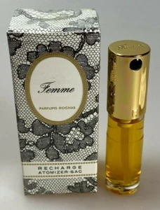 Rochas Femme Reines Parfum Extrait Atomizer-Sac Recharge 7,5ml - Bild 1 von 6