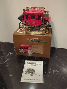 Vintage Overland Stage Express Co US MAIL Coach Wagon AM Transistor Radio Works! - Picture 1 of 13
