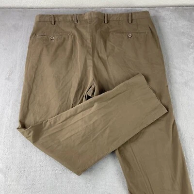 Pantalones Incotex Hombre 40x32 Beige Tostado Mezcla Seda Calce Moderno Pantalón Slowear Diseñador Foto 1 de 4