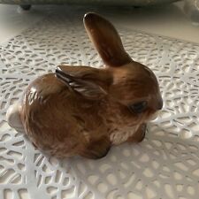 Goebel Figur Hase Kaninchen hellbraun liegend Tier  34-814 Sehr Gut