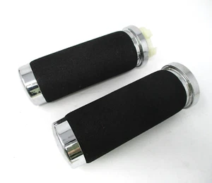 1" Motorcycle Grips For Harley-Davidson Custom fits single cable stock throttles - Bild 1 von 6