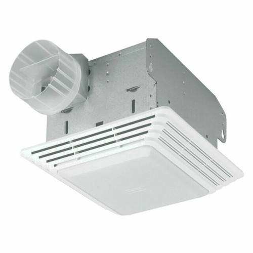 Broan 678 50 CFM Bathroom Exhaust Fan with Light - White for sale online |  eBay