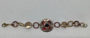 PULSERA DE DISEÑADOR ARTESANAL HECHA A MANO ROBIN LEE BECKER LÍNEA EXES & OES - Imagen 1 de 9