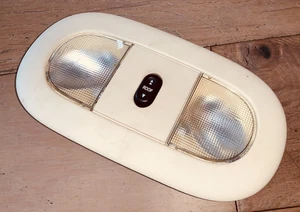 06-08 Lincoln Mark LT Overhead Console Dome Map Light & Sunroof Switch - Tan OEM - Picture 1 of 2