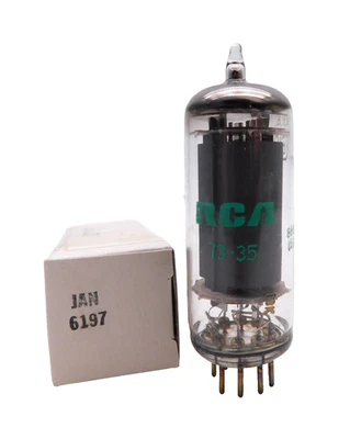 RCA JAN 6197 Pentode Valve Tube NOS Boxed - Image 1 of 2