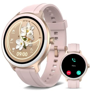 YMZ Montre Connectée pour Homme Femme, 1.27" HD Écran Tactile Fitness Tracker, Bluetooth - Photo 1 sur 9
