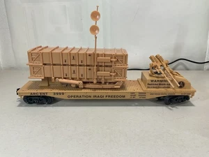 K Line O Operation Iraqi Freedom Flat Car W/ Patriot Missile System - Picture 1 of 6