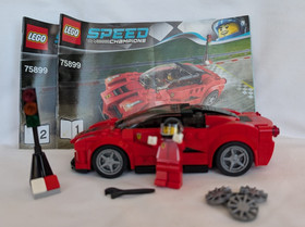 LEGO 75899 LaFerrari Speed Champions Ferrari Hub Caps Sports Car Red 2015