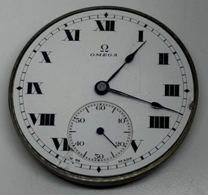 Omega Pocket Watch Movement 15 Jewels Swiss Does Not Run For Parts or Repair - Picture 1 of 19