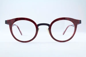 Rare Authentic Anne et Valentin FRAGOLA 8C32 42mm Red Marble Black France - Picture 1 of 6