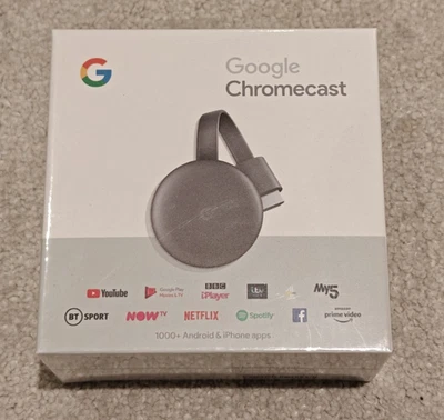 Google Chromecast 3rd Generation HD Video Streaming Device - Image 1 of 3