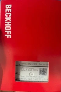 Brand New Beckhoff EL7201-9014 PLC Modules FREE SHIP EL7201 9014 US - Picture 1 of 2