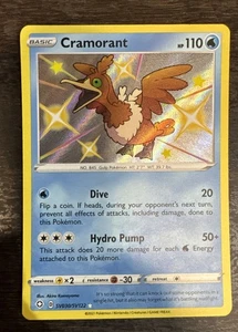 Juego de cartas coleccionables Pokémon Shining Fates Shiny Vault Holo Cramorant #SV030/SV122 casi nuevo/como nuevo - Imagen 1 de 2