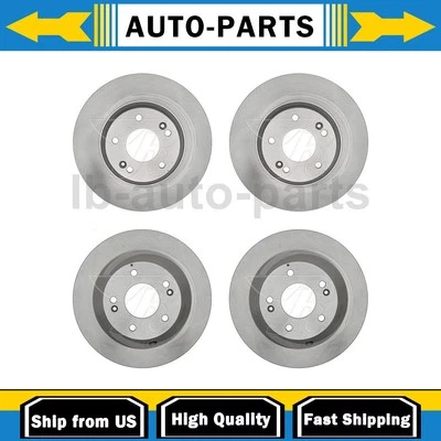 Rotor de freno de disco delantero trasero para Hyundai Santa Fe 2010-2012 2,4 L 4x se adapta Foto 1 de 4