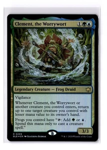 Clement, the Worrywort - Bloomburrow Foil Rare - NM - Magic the Gathering - Picture 1 of 2