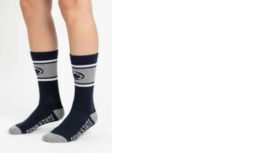 Calcetines Penn State Nittany Lions para hombre nuevos con etiquetas talla grande 9/12 Foto 1 de 1