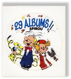 Franquin Autocollant Albums Spirou - Imagen 1 de 1