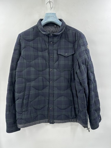 Giacca Camicia Moncler GIUBBOTTO NAMBOUR in tartan trapuntato taglia 5 (F3)