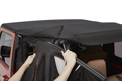 Top blando de sarga deslizante Bestop Trektop NX para Jeep Wrangler JK 07-18 4 puertas Foto 1 de 4