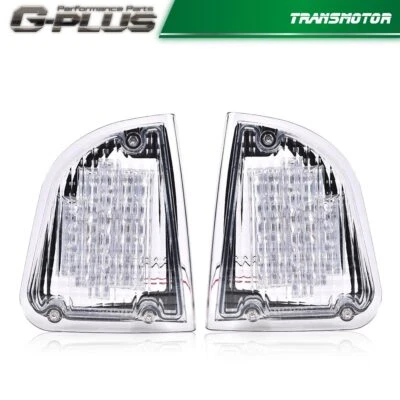 Luces de señal de giro LED cromadas aptas para 1986-2008 KW Kenworth K300 T300 T330 T600 Foto 1 de 4