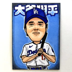 1 of 1! Los Angeles Dodgers Baseball Shohei Ohtani Bobblehead Sketch Card! 1/1 - Picture 1 of 3