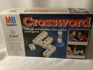 Vintage 1978 Crossword Word Game  MB Games Complete Excellent - Picture 1 of 9