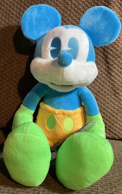 Peluche Disney 12” Neon Mickey Mouse nuevo con etiquetas Foto 1 de 4