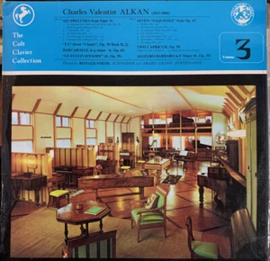 THE COLT CLAVIER COLLECTION Vol 3 Charles Valentin Alkan rare VG LP - Imagen 1 de 4
