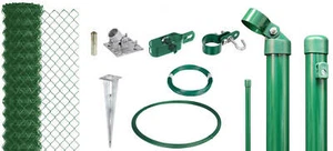 Alberts Maschendrahtzaun Set EBH Stahl Maschendraht Gartenzaun Drahtzaun Zaunset - Bild 1 von 22
