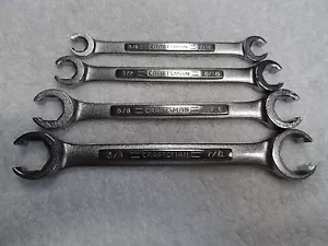 Craftsman SAE NOS Flare Nut Wrench Set, made in USA - 4 pcs - Picture 1 of 2