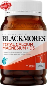 Total Calcium Magnesium + D3 | Supports Bone Health & Muscle Function | 200 Tabl - Picture 1 of 11