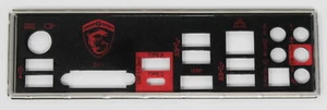 MSI Z170A Gaming M5 - ATX Blende Slotblende IO Shield Slotblech (#11761) - Bild 1 von 1