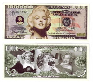 ONE MILLION DOLLARS MARILYN MONROE - Picture 1 of 1