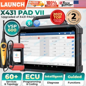 LAUNCH X431 PAD VII Pro Intelligent Car Diagnostic Tool J2534 Programming Coding - Picture 1 of 12