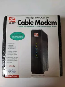 New! Sealed! Zoom DOCSIS 3.0 High-Speed Cable Modem 5345 - Picture 1 of 4