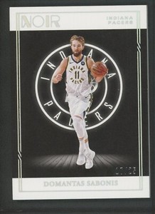 2020-21 Domantas Sabonis 17/25 Panini Noir
