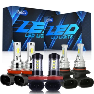 Kit de 6 bombillas LED haz alto/bajo + luces antiniebla para Toyota Camry 2007-2014 - Imagen 1 de 14