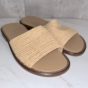 NUEVA Sandalia Manolo Blahnik Safina Rafia Talla 35 (loc M7) - Imagen 1 de 7