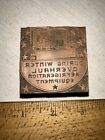 Printing Block “ During Winter Overhaul Refrigeration Equipment “ Copper Face￼