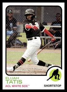 2022 Topps Heritage Minor League Elijah Tatis   165 ACL White Sox