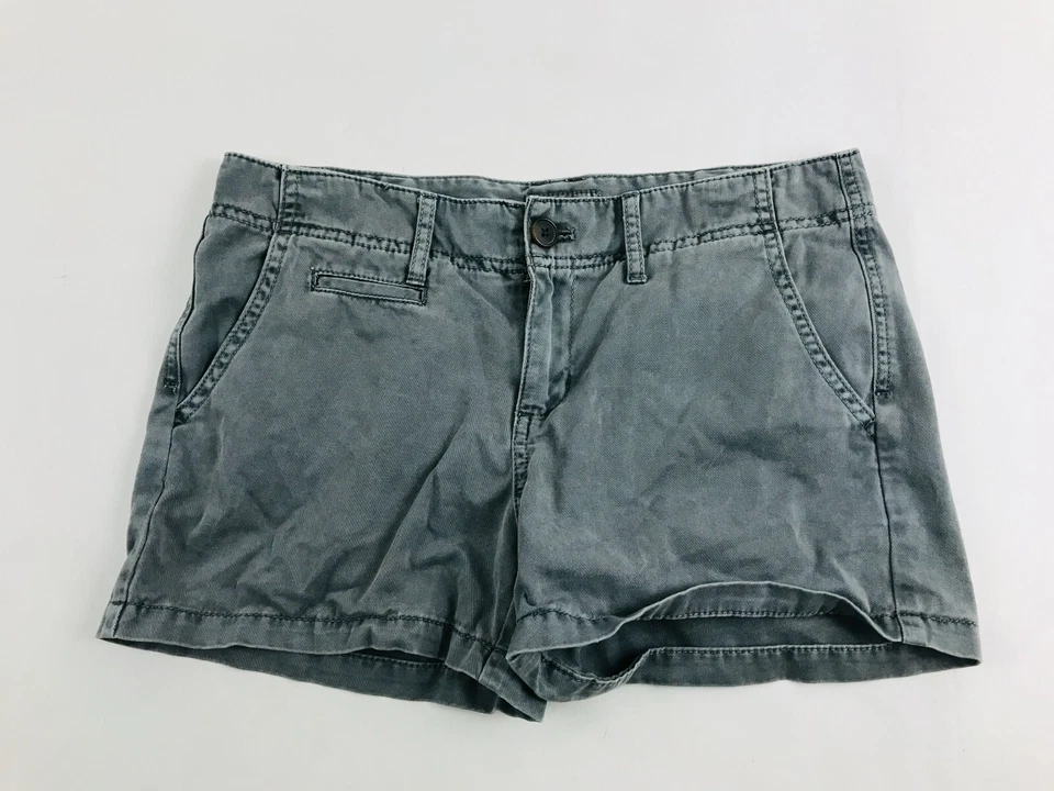 Шорты Merona женские размер 2 серые джинсовые с низкой талией повседневные с карманами для часов - Изображение 1 из 4