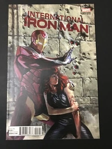 INTERNATIONAL IRON MAN 1 B Range 9.6 Marvel Comics Dell'Otto Variant - Picture 1 of 2